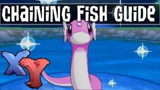 Chaining Fish for Easy Shinies  Shiny Hunting Guide  Pokemon X and Y [upl. by Nirik]