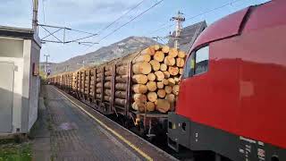 Durchfahrt des Direktgüterzug DG 54539 am 07042024 in Salzburg Süd [upl. by Akoyn719]