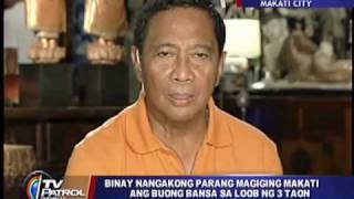 QampA Jejomar Jojo Binay Part 2 [upl. by Rinum]