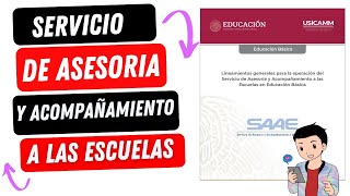 SERVICIO DE ASESORIA Y ACOMPAÑAMIENTO A LAS ESCUELAS  EDUCACIÓN BÁSICA [upl. by Duggan]