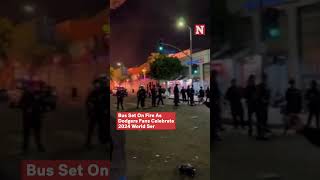 Mass Looting Breaks Out in Los Angeles After Dodgers Win World Series [upl. by Odnama]