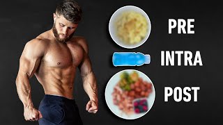 What To Eat Before During amp After Training For Max Muscle Growth [upl. by Bena]