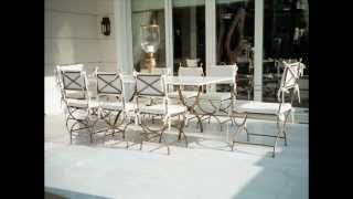 WROUGHT IRON MATT FINISH Garden furniture  CAST IRON MATT FINISH Outdoor furniture Patio furniture [upl. by Kaycee767]