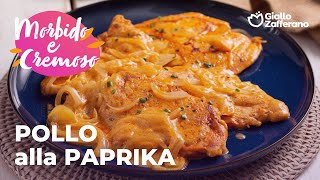 POLLO alla PAPRIKA MORBIDO CREMOSO e SUPER APPETITOSO😍🔥 [upl. by Nohsyar]