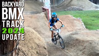 Backyard BMX Pump Track and Starting Gate Update 2024 [upl. by Fletch]