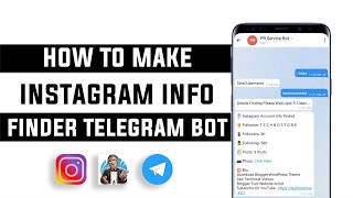 How To Make Instagram Profile Scraper Telegram bot In Botsbussiness  instagram scraping [upl. by Sllew]