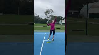 Hit BETTER tennisoverheads [upl. by Acenes909]