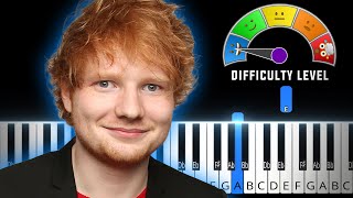 Shape Of You  Ed Sheeran  EASY Piano Tutorial  Sheet Music [upl. by Atina427]