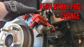 2016 Civic Type R  Service  How to Change Rear Brake Pads [upl. by Notsniw]