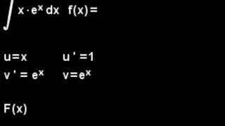 Video 7 Integralrechnung Integral von xex [upl. by Sakul]