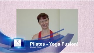 Pilates  Yoga Fusion routine [upl. by Hnilym698]