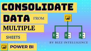 Data Consolidation In Power BI  Consolidate Data From Multiple Sheet In Power BI [upl. by Pearl]