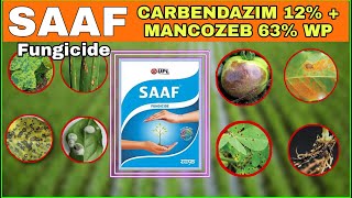 SAAF Fungicide CARBENDAZIM 12  MANCOZEB 63 WP  UPL Saaf  Full Details  tamilagrotech [upl. by Boony]