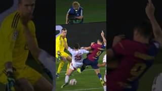 Lewandowski 100 UCL ⚽️ goals uclhighlights barcelona lewandowski halloffame [upl. by Ynney]