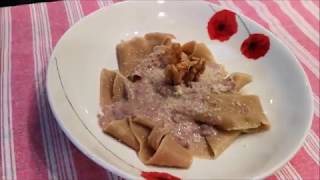 PAPPARDELLE AL SAGRANTINO  RICETTA TIPICA UMBRA [upl. by Assyle]