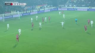 UEFA Nations League  Serbia  Denmark 00  Highlights  Leskovac 18 11 2024 [upl. by Lilah]