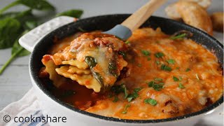 4 Ingredient Baked Ravioli Recipe Thats Easy and Tastes Like Heaven [upl. by Dorcus]