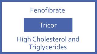 Fenofibrate Pronunciation  Generic Name Brand Name Indication Top 200 Drugs PTCB PTCE NCLEX [upl. by Warde]