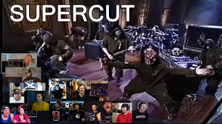 Supercut of Youtubers reacting to Slipknot The Heretic Anthem Live At Late Night With Conan OBrien [upl. by Baillie]