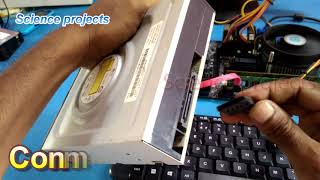 How to Install a CD ROM or DVD Drive  Sata dvd writer  Install a CDDVD Drive [upl. by Anihs]