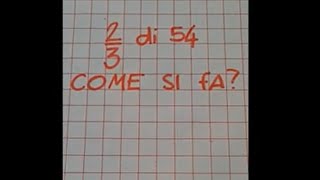 CALCOLARE LA FRAZIONE DI UN NUMERO Come fare 😊 scuola media short [upl. by Enrobyalc]