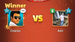 Carrom pool Me vs Adil in Manali ice rink👍 blockbuster game play 👍 Charan tutorials [upl. by Hcra594]