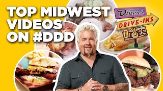 Top 30 Midwest Videos on DDD with Guy Fieri  Diners DriveIns and Dives  Food Network [upl. by Malet507]