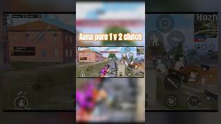 Aana pure 1 v 2 clutch shortsyoutubeshorttrendingbgmitrendingshortspubgmobilejonathan gaming [upl. by Einnej]