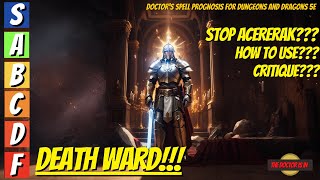 DEATH WARD How To Use and How To Stop Acererak in Dungeons and Dragons [upl. by Boyce]