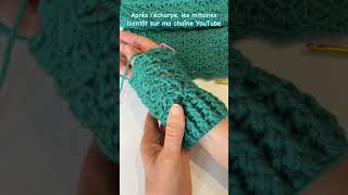 crochetricotdemarie crochet crochetlove mitaines knitting [upl. by Krissie]