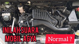 suara mobil Toyota Agya  Normal  tidak  rusak [upl. by Orvas]