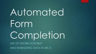 Autofilling of forms with Acrobat and Practice Partner [upl. by Tamberg]