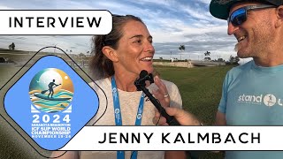 ICF SUP World Championships Jenny Kalmbach Interview [upl. by Viradis]