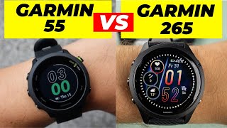 FORERUNNER 55 vs FORERUNNER 265 Qual Garmin Escolher [upl. by Otnas]