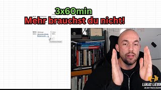 Minimalistischer Trainingsplan  8020 Prinzip in der Praxis [upl. by Essex]