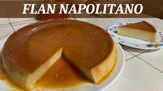 Flan Napolitano Con Queso Crema A Baño Maria  Sin Horno [upl. by Aicissej]