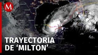 Huracán Milton categoría 5 pone en alerta máxima a la península de Yucatán [upl. by Fellner759]