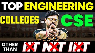 Top Engineering Colleges for CSE other than IIT  NIT amp IIIT🔥🔥  Harsh Sir [upl. by At]