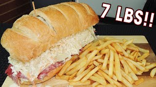 Bread Basket Delis Undefeated Corned Beef Brisket Deli Sandwich Challenge [upl. by Kalfas]