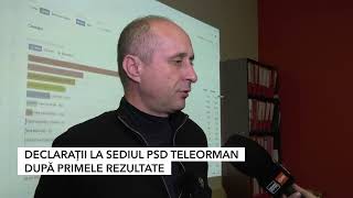 DECLARAȚII LA SEDIUL PSD TELEORMAN DUPĂ PRIMELE REZULTATE [upl. by Oswin]