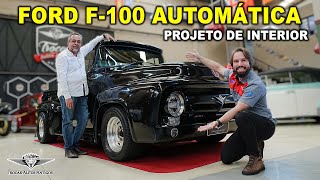 INCRÍVEL ESSA MUDANÇA de TAPEÇARIA da CAMINHONETE Ford F 100 ano 1962 😍 Automática 😱😱😱 [upl. by Ynattirb465]