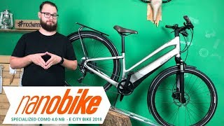 Specialized Como 40 NB 2018 City EBike  Review [upl. by Cung]