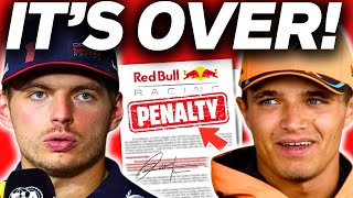 BAD NEWS For Verstappen After FIA Announces HUGE Penalty [upl. by Anallise936]