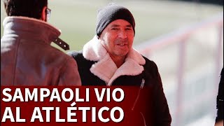 Sampaoli estuvo en el Cerro viendo el entrenamiento del Atleti  Diario AS [upl. by Partridge]