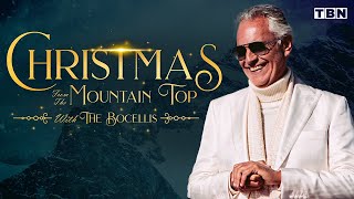 Andrea Bocelli Christmas from the Mountain Top with the Bocellis  TBN [upl. by Arrac]