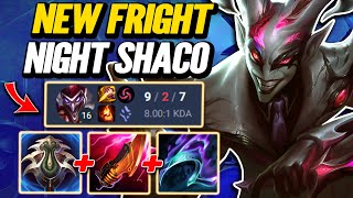 Fright Night Shaco Skin S14 New Items Ranked League of Legends Full Gameplay  Infernal Shaco [upl. by Aikenat]