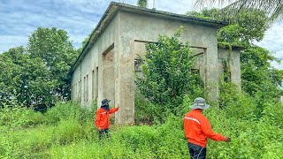 Neighbors couldn’t believe we cleaning up this Old house for FREE [upl. by Weisberg988]