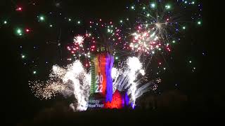 Stirling New Year Fireworks 2022 Wallace Monument 4K [upl. by Esyle543]