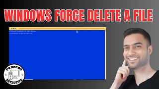 How to Force Delete a File Windows 11 [upl. by Irok]