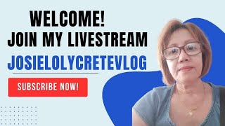 LETS JOIN ME MY LIVESTREAMMEMBERSDAYJOSIELOLY CRETEVLOG [upl. by Aicilic]